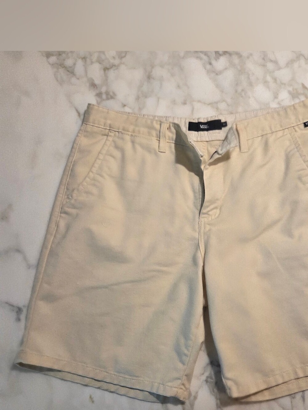 Vans Men’s Cream Chino Shorts